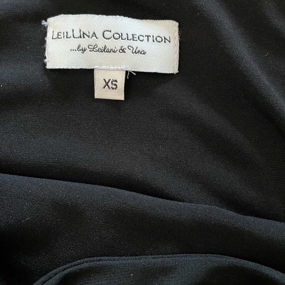 Black mid thigh dress